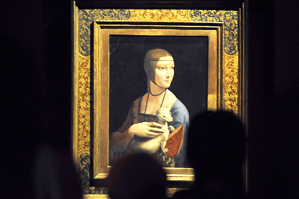 Dama z gronostajem Leonarda da Vinci PAP Jacek Turczyk